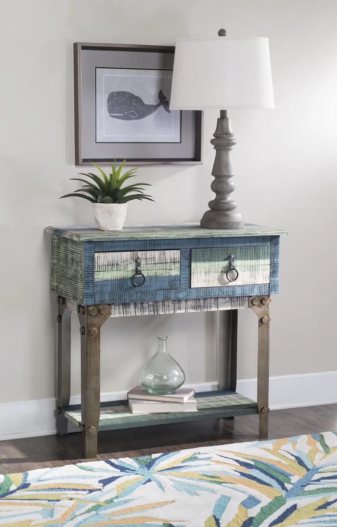 Chantrea Brown Accent Table - Thumbnail - Image 2