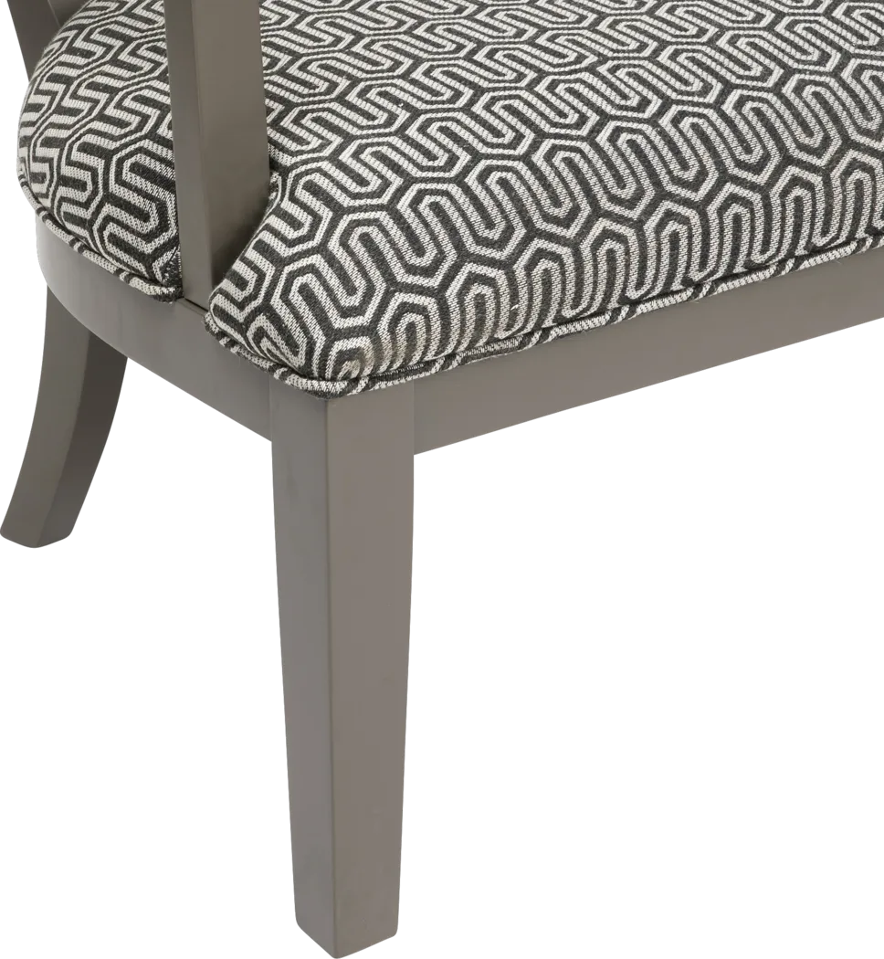 Chantry Gray Accent Chair - Thumbnail - Image 3