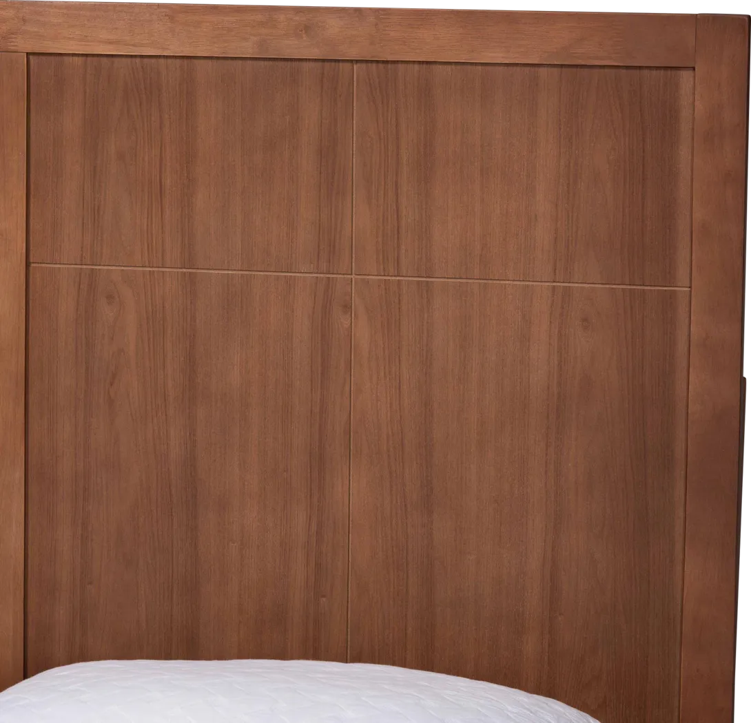 Chaoji Brown King Platform Bed - Image 4