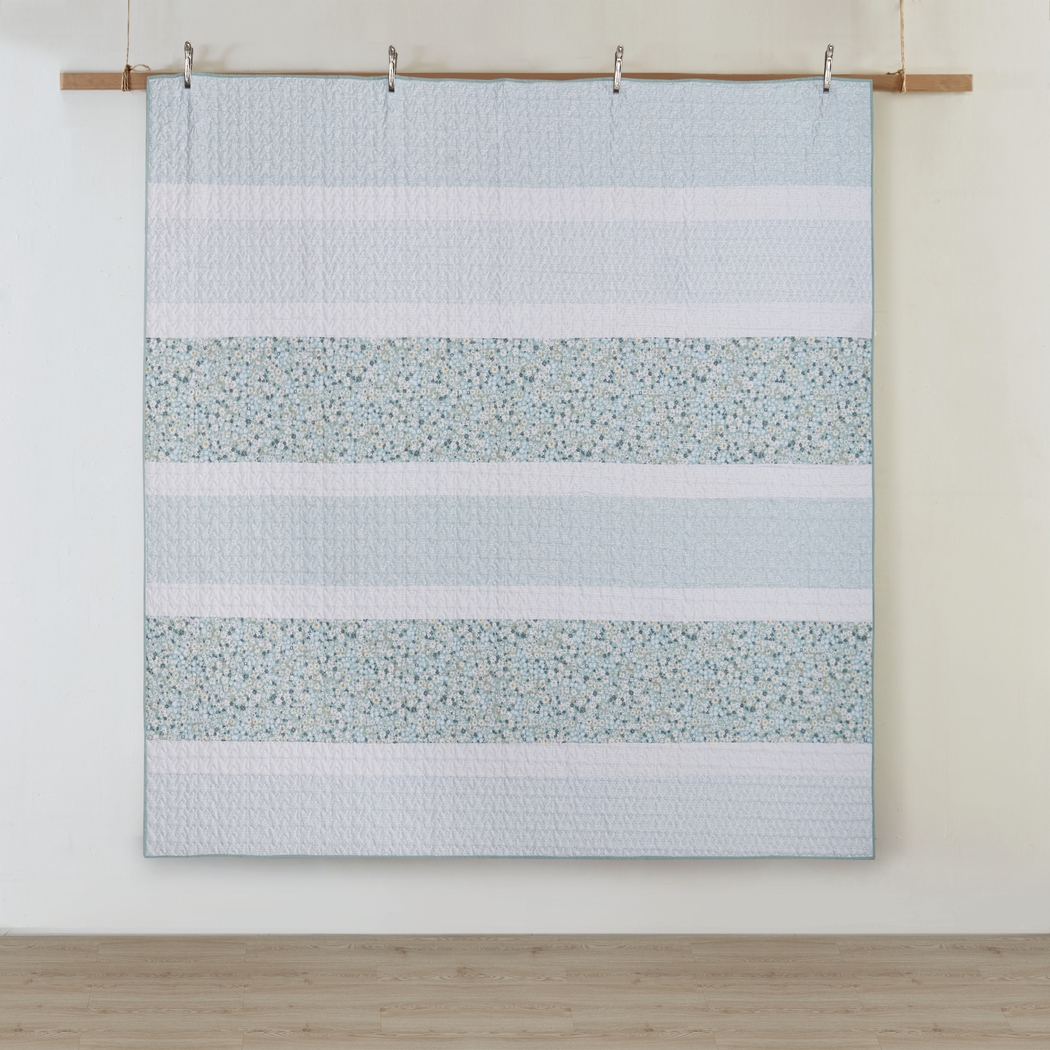 Chapote Blue 4 Pc King/California King Quilt Set - Thumbnail - Image 7