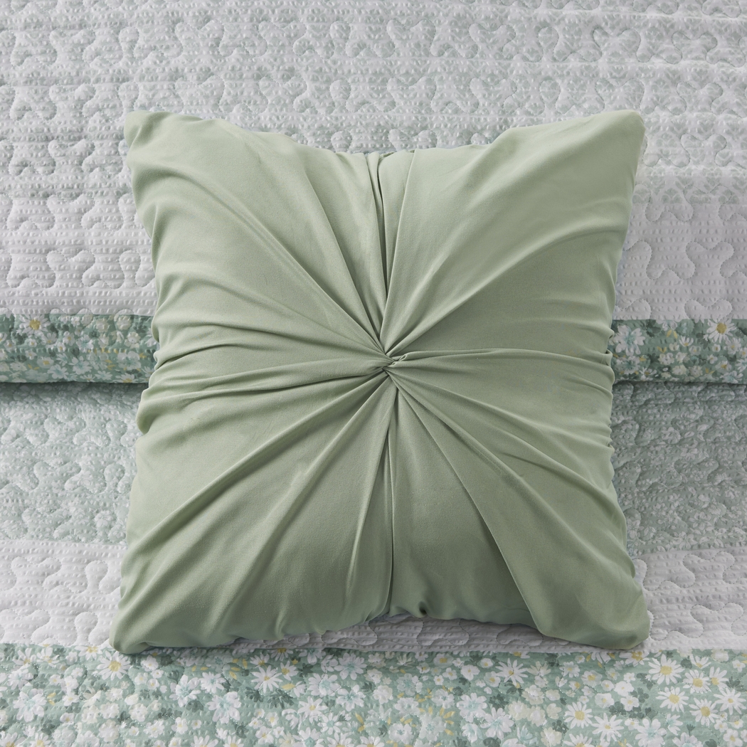 Chapote Green 4 Pc King/California King Quilt Set - Thumbnail - Image 4