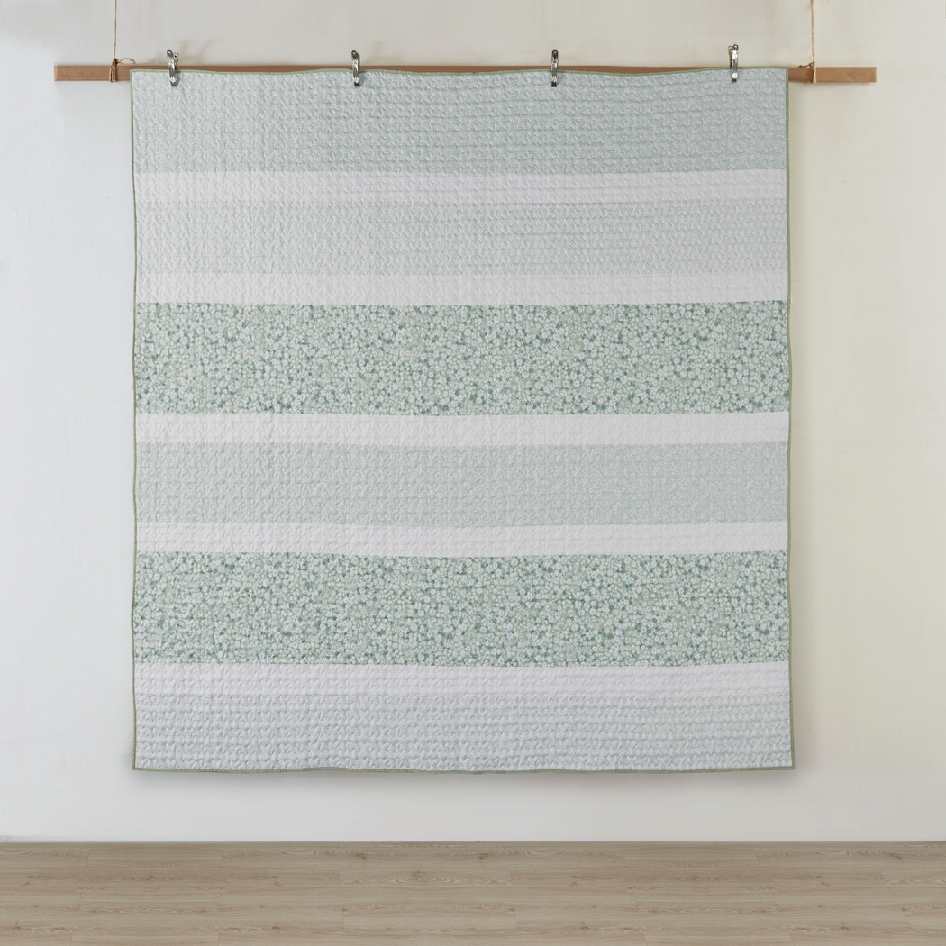 Chapote Green 4 Pc King/California King Quilt Set - Thumbnail - Image 8