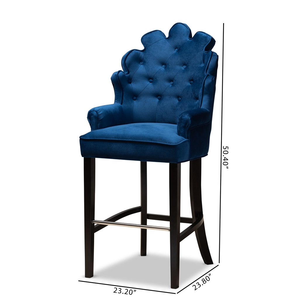 Charboonet Blue Barstool, Set of 2 - Thumbnail - Image 8