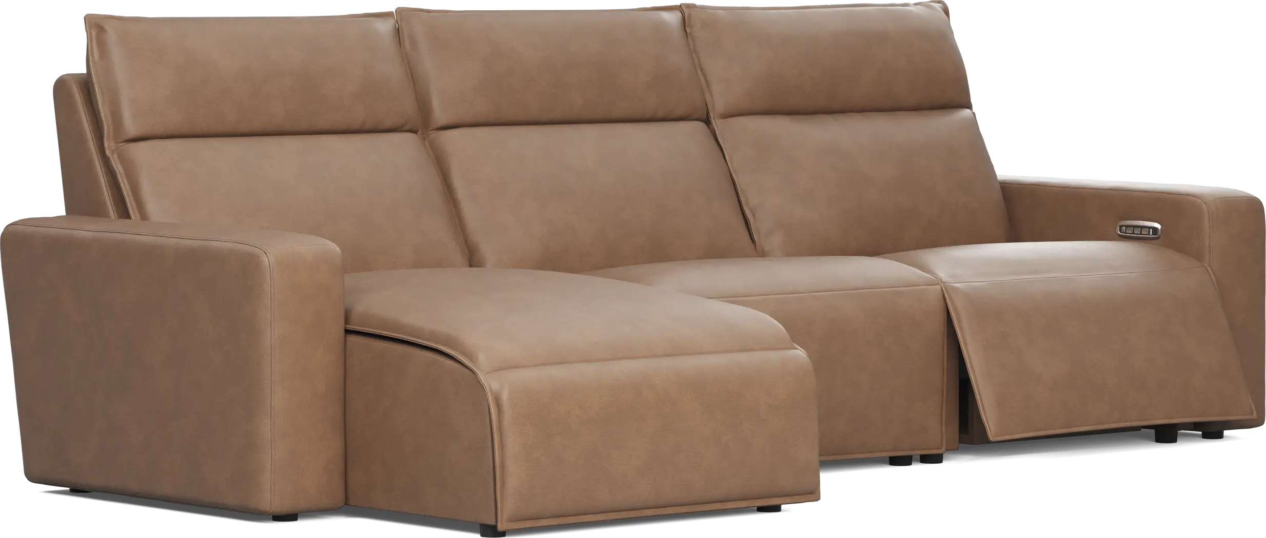 Charcoal 3 Pc Dual Power Reclining ModularTwo - Thumbnail - Image 1