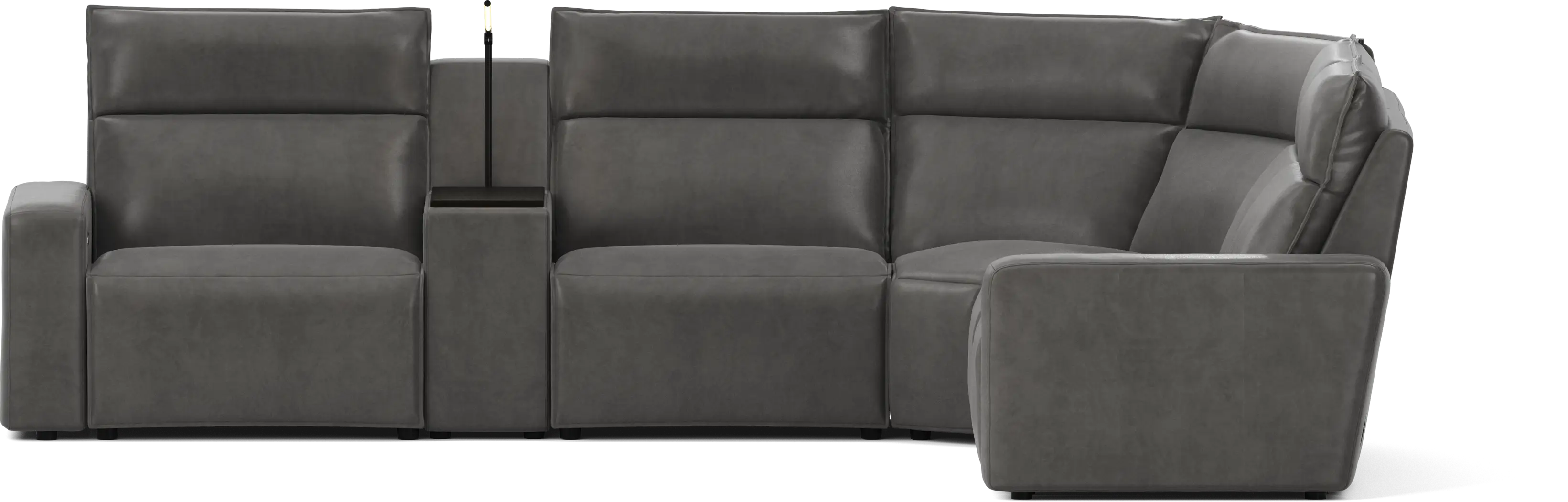 Charcoal 6 Pc Dual Power Reclining ModularTwo - Thumbnail - Image 3