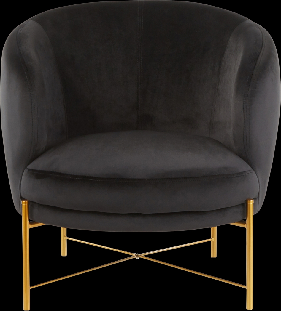 Chardan Black Accent Chair - Thumbnail - Image 5