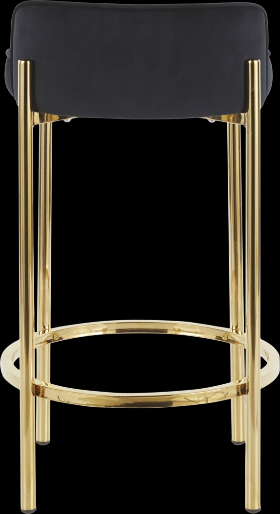 Chardan Black Counter Height Stool, Set of 2 - Thumbnail - Image 5