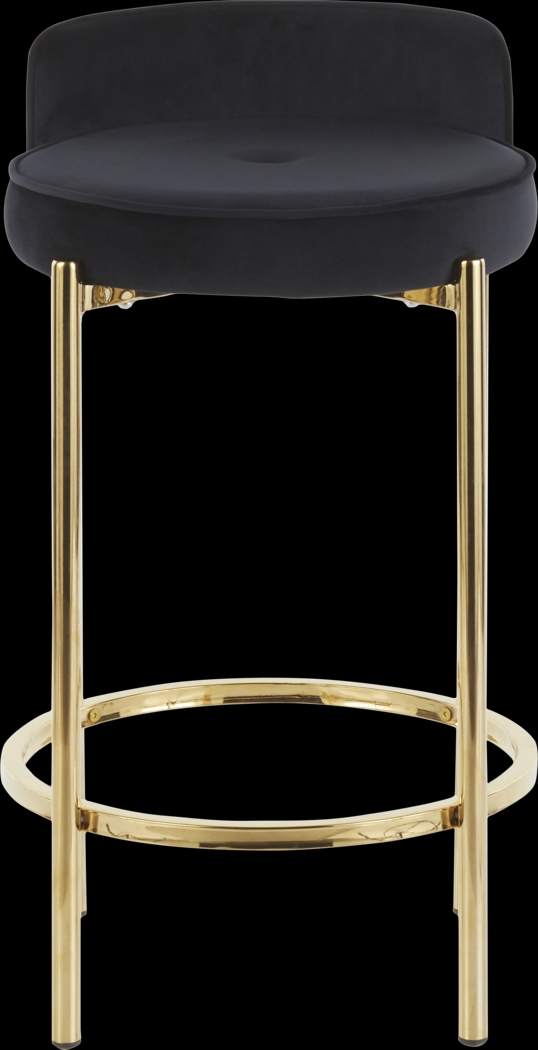 Chardan Black Counter Height Stool, Set of 2 - Thumbnail - Image 6