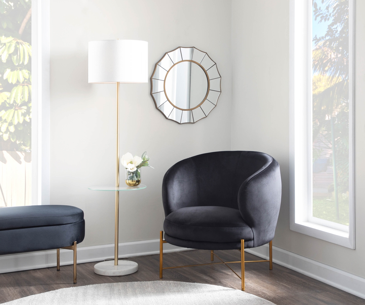 Chardan Black Storage Bench - Thumbnail - Image 10