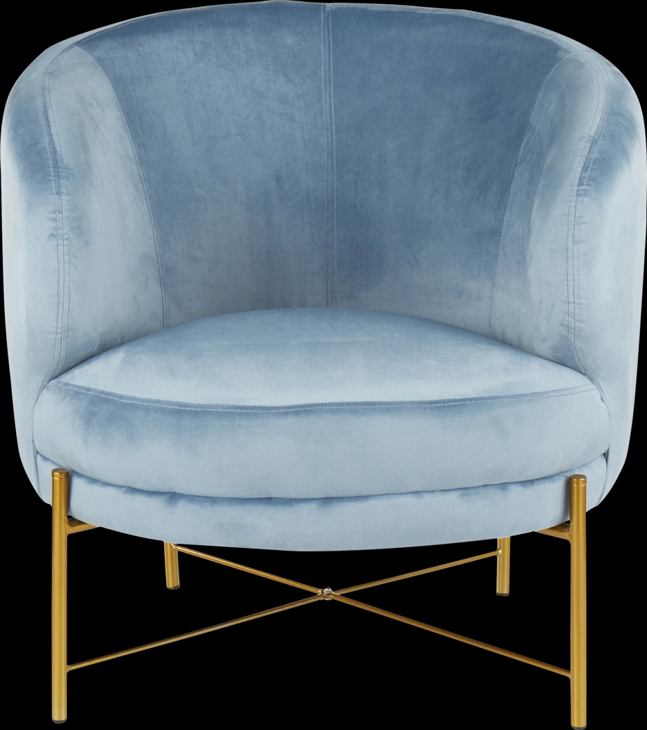 Chardan Blue Accent Chair - Thumbnail - Image 5