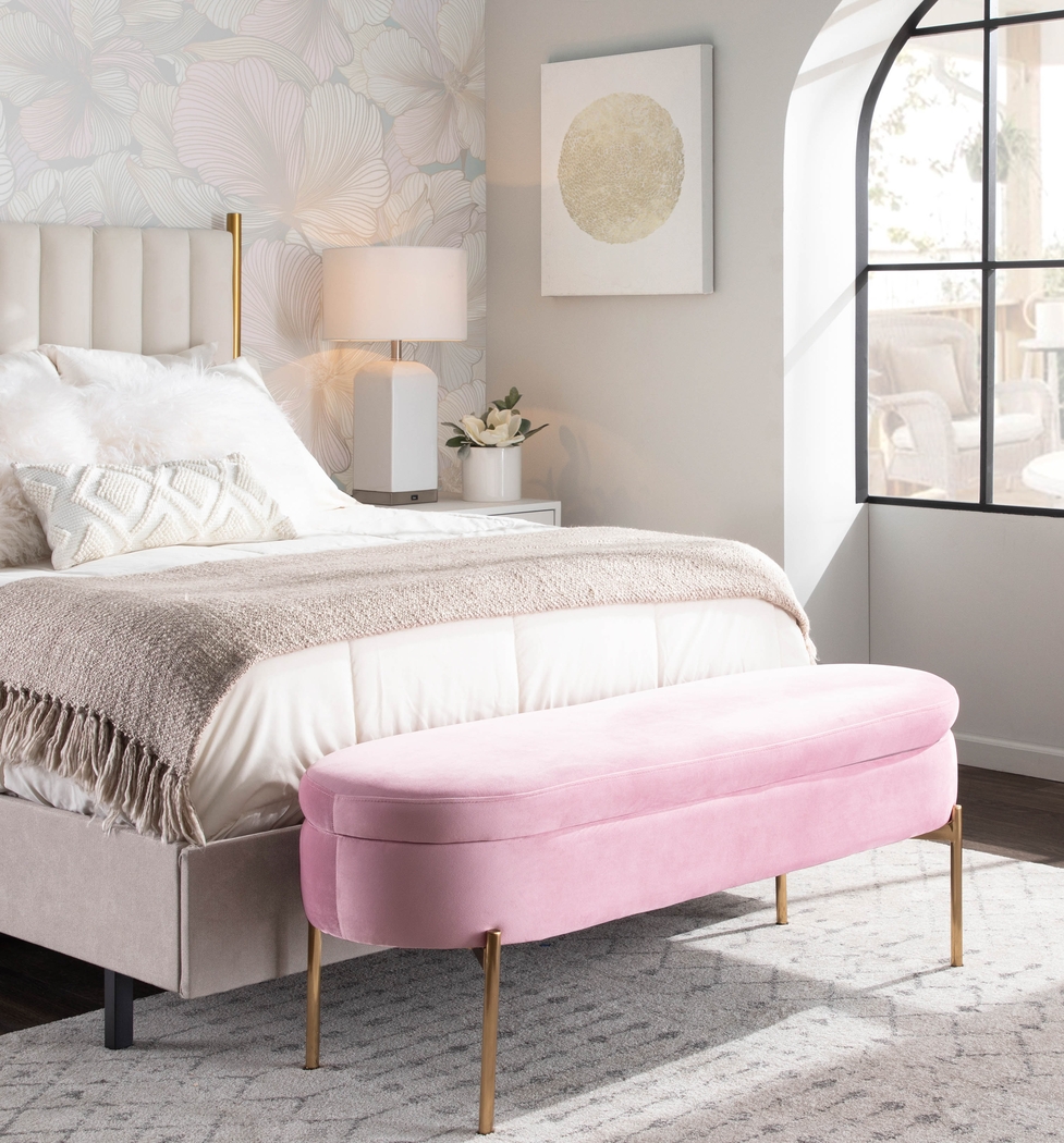 Chardan Blush Storage Bench - Thumbnail - Image 12