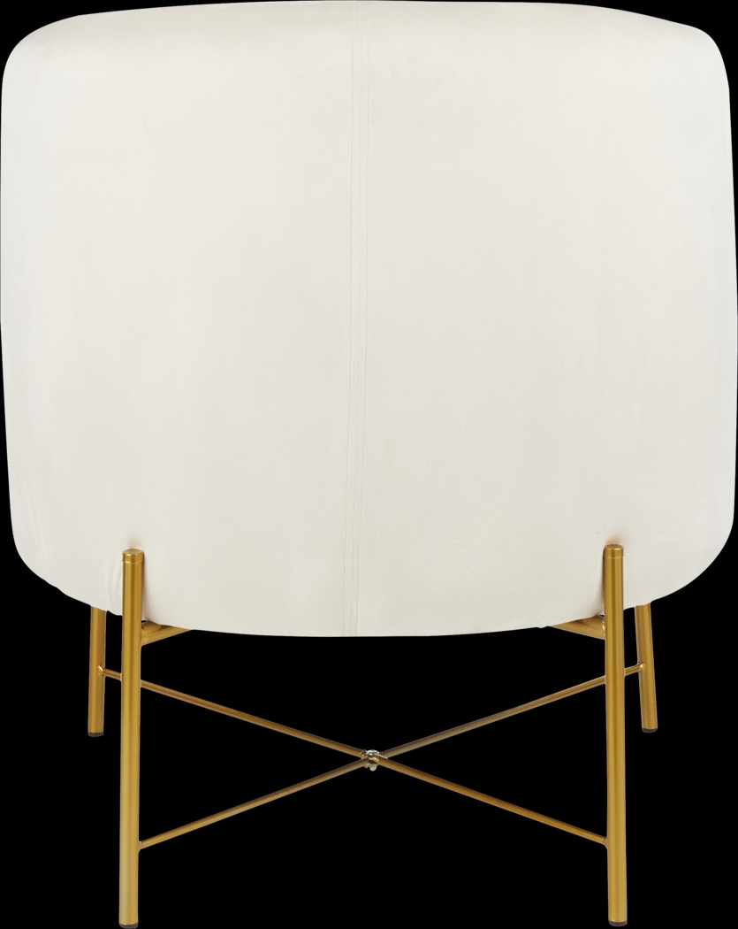 Chardan Cream Accent Chair - Thumbnail - Image 4