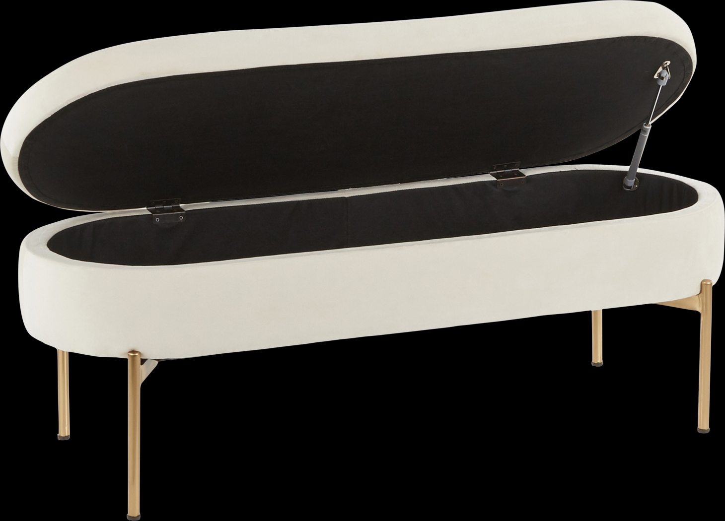 Chardan Cream Storage Bench - Thumbnail - Image 7