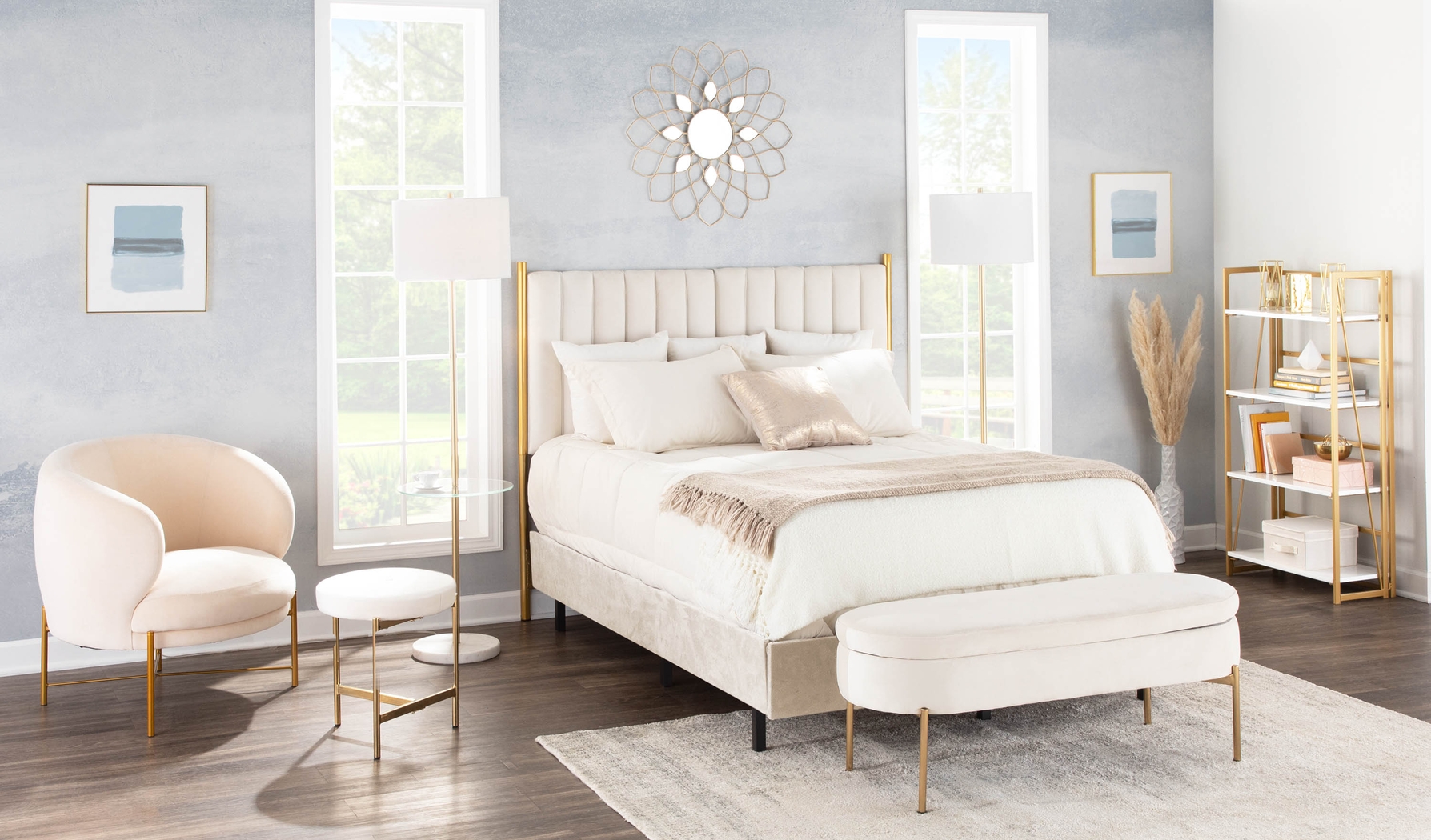 Chardan Cream Storage Bench - Thumbnail - Image 10