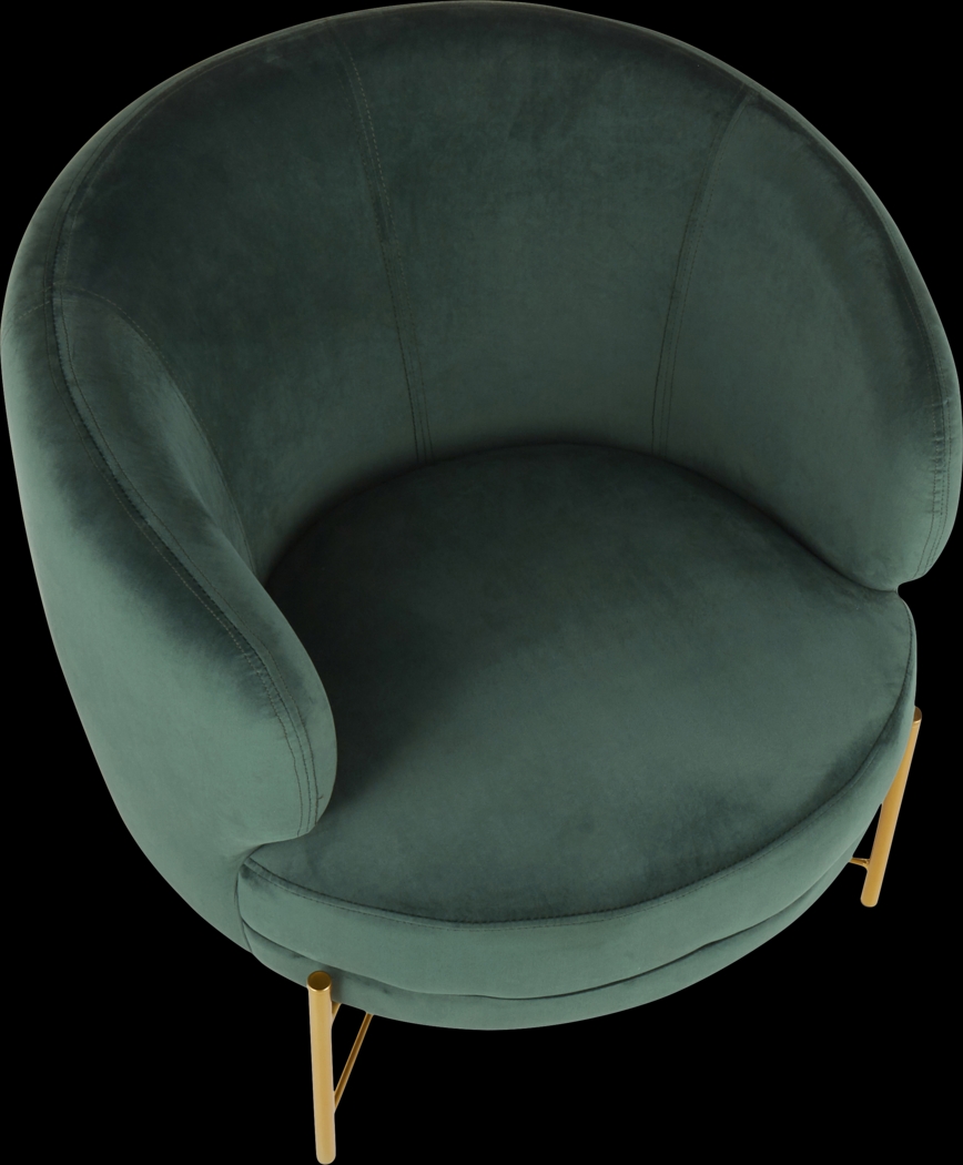 Chardan Green Accent Chair - Thumbnail - Image 6
