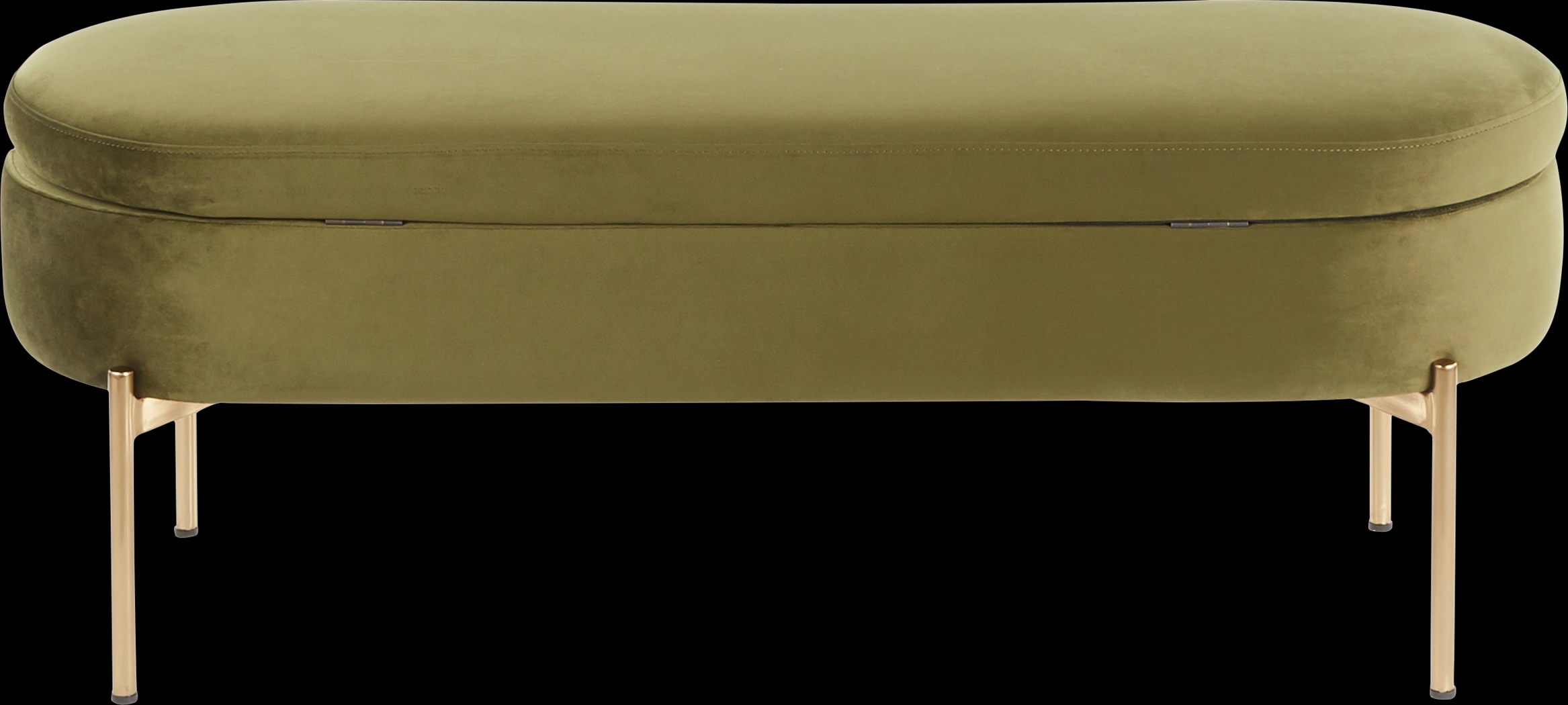 Chardan Green Storage Bench - Thumbnail - Image 4