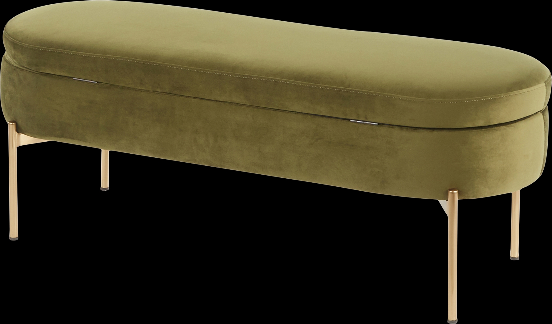 Chardan Green Storage Bench - Thumbnail - Image 5