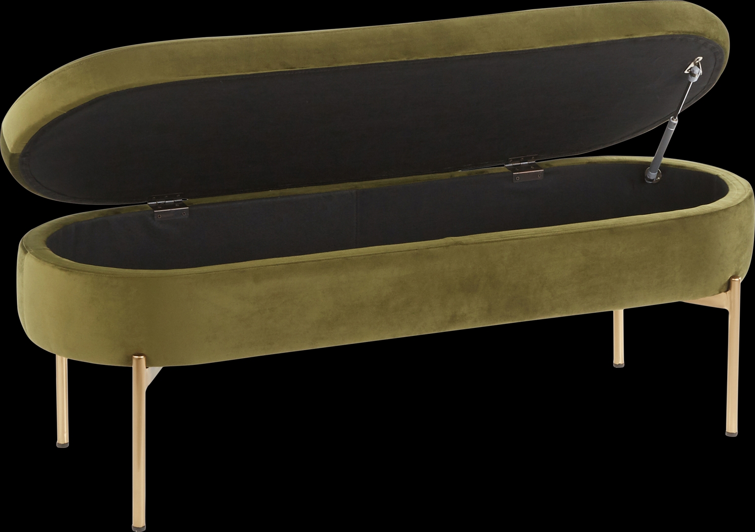 Chardan Green Storage Bench - Thumbnail - Image 7