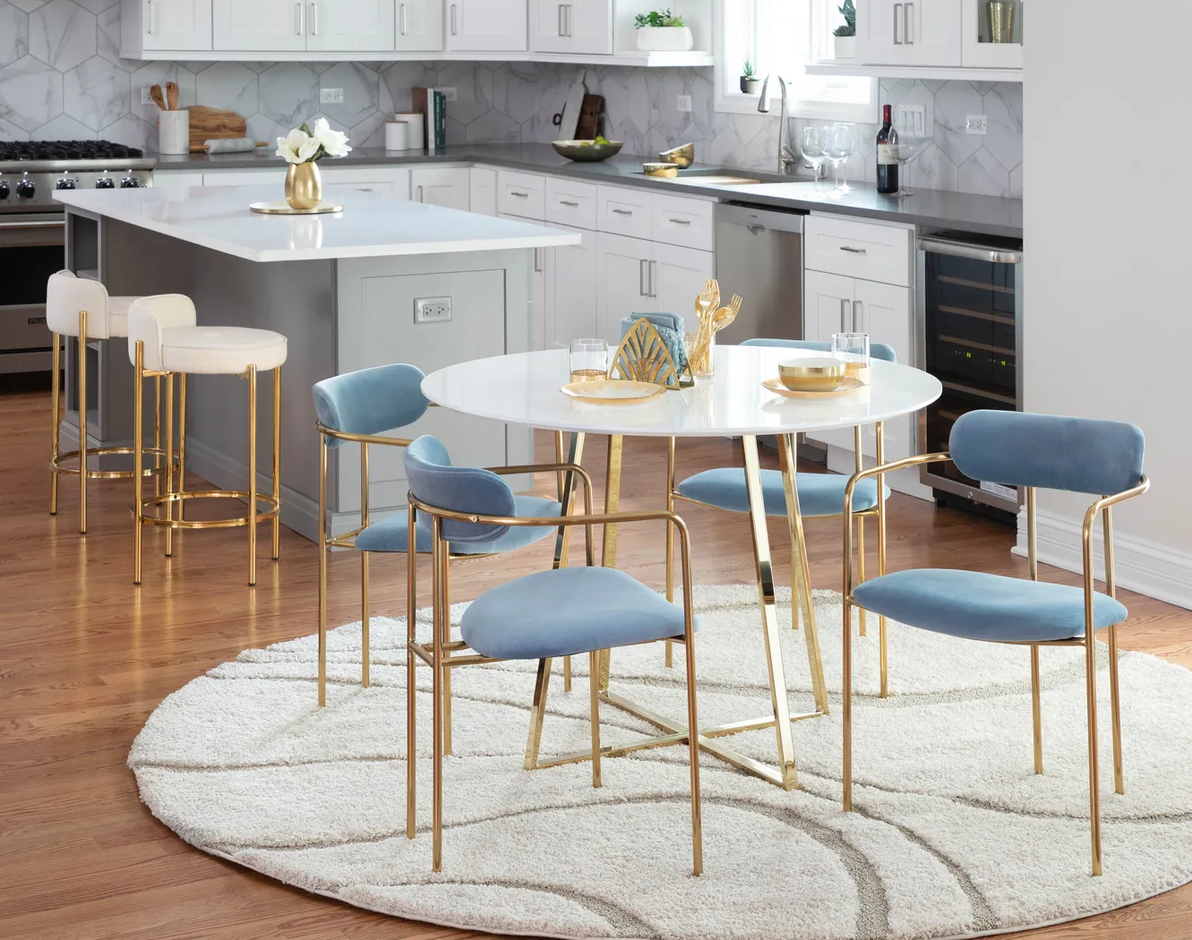 Chardan White Counter Height Stool, Set of 2 - Thumbnail - Image 12