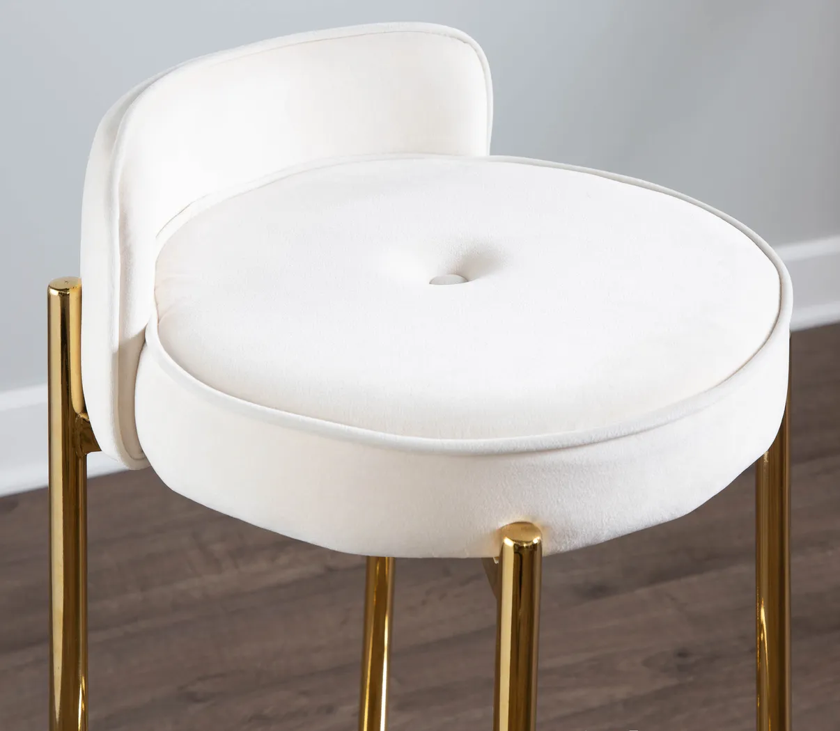 Chardan White Counter Height Stool, Set of 2 - Thumbnail - Image 8