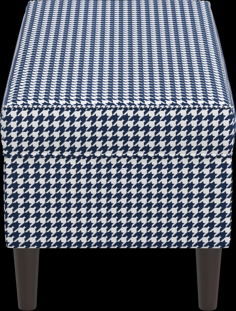 Charette Blue Storage Bench - Thumbnail - Image 3
