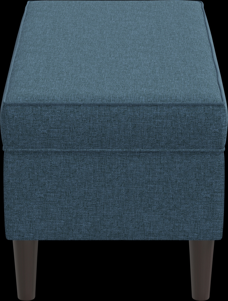 Charette Navy Blue Storage Bench - Thumbnail - Image 3