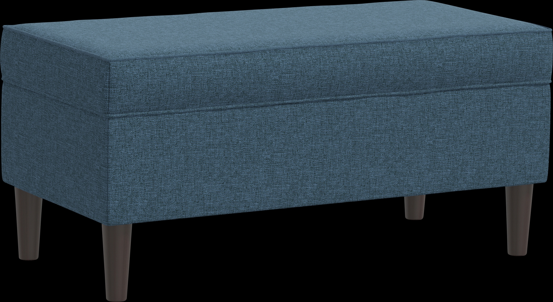 Charette Navy Blue Storage Bench - Thumbnail - Image 1