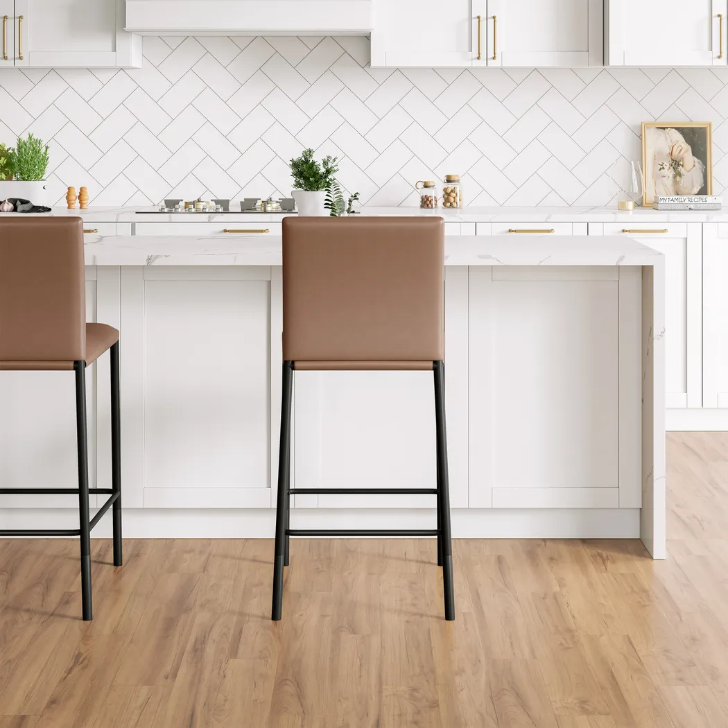 Charis Black Adjustable Stool - Thumbnail - Image 2