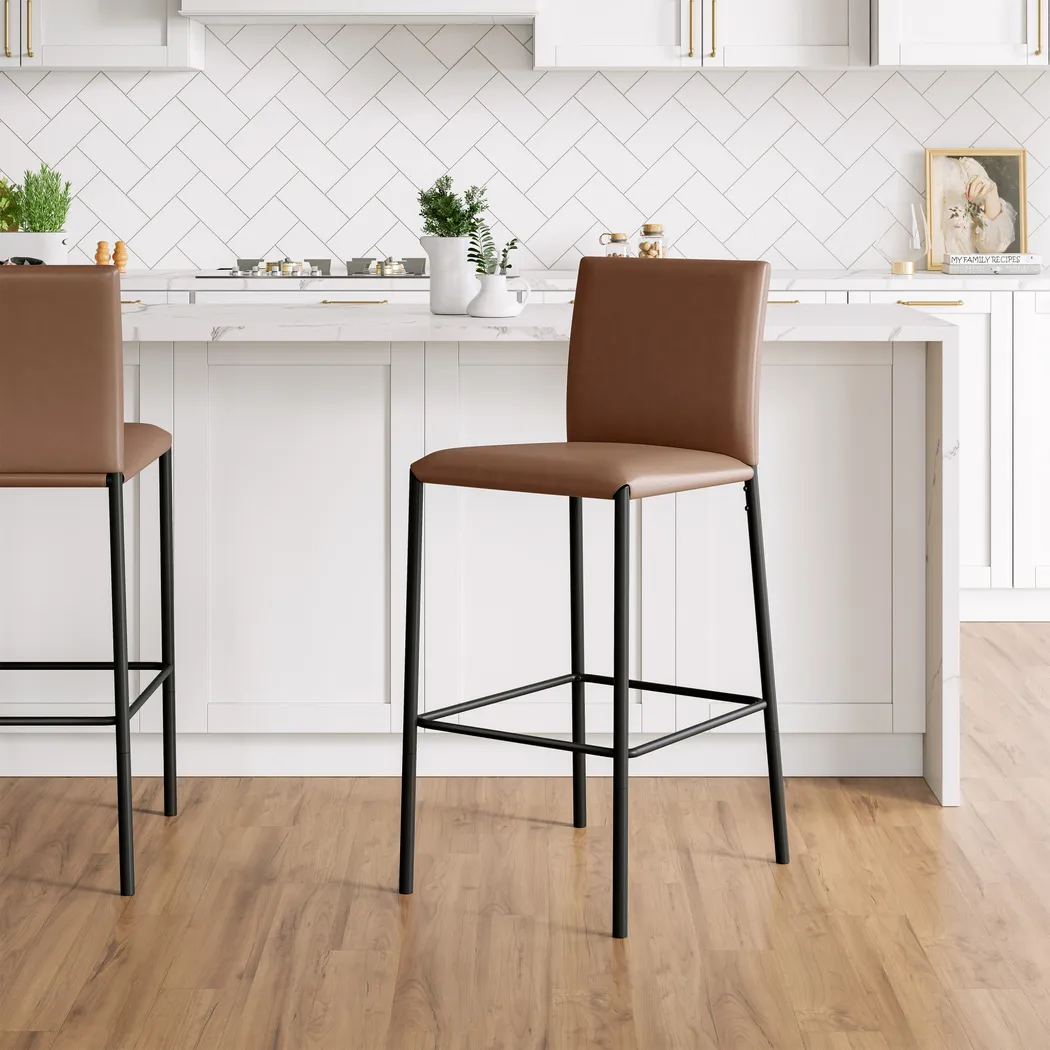Charis Black Adjustable Stool - Thumbnail - Image 4