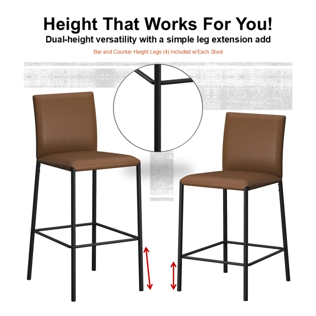 Charis Black Adjustable Stool - Thumbnail - Image 25