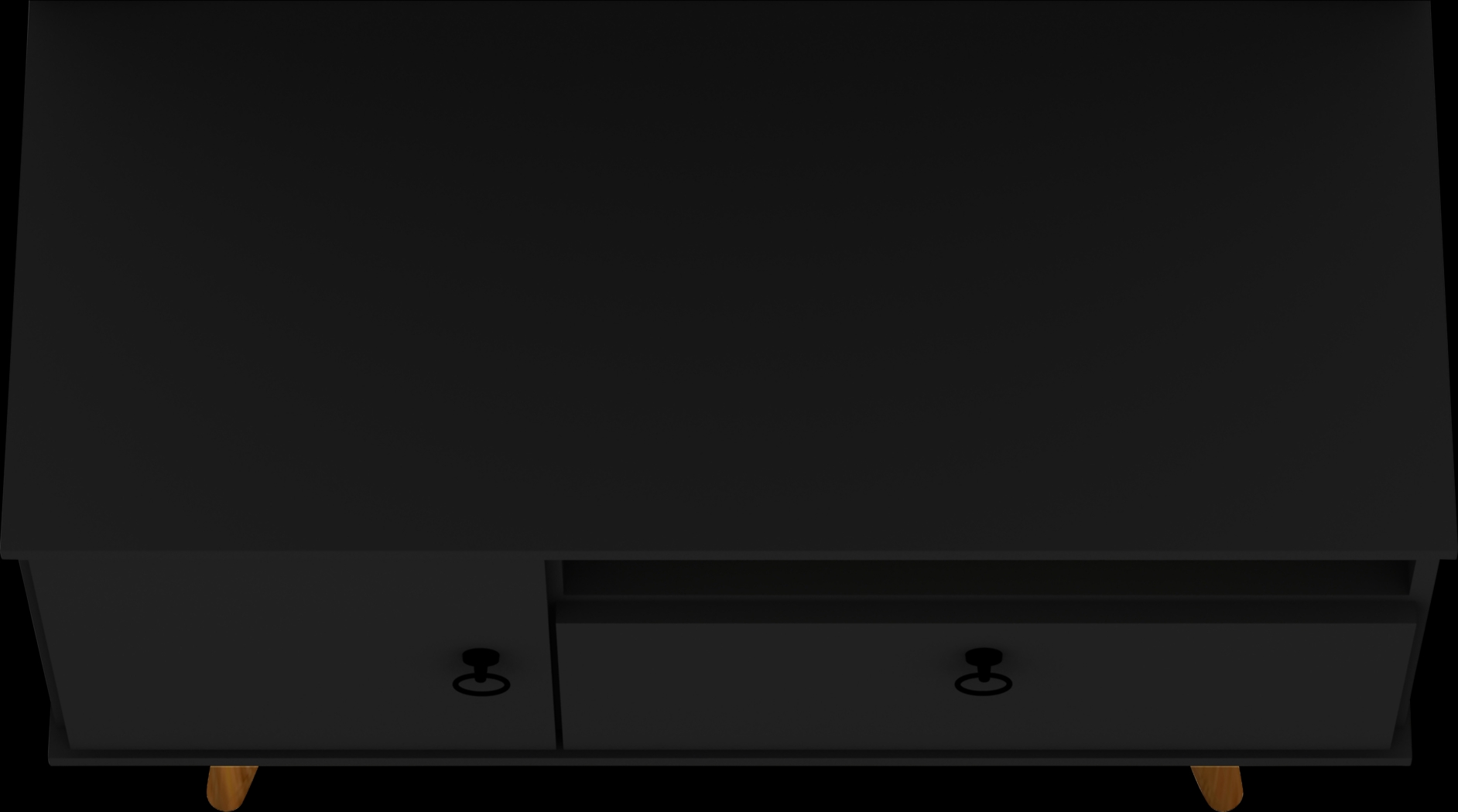 Charlack Black 35.5 in. Console - Thumbnail - Image 8