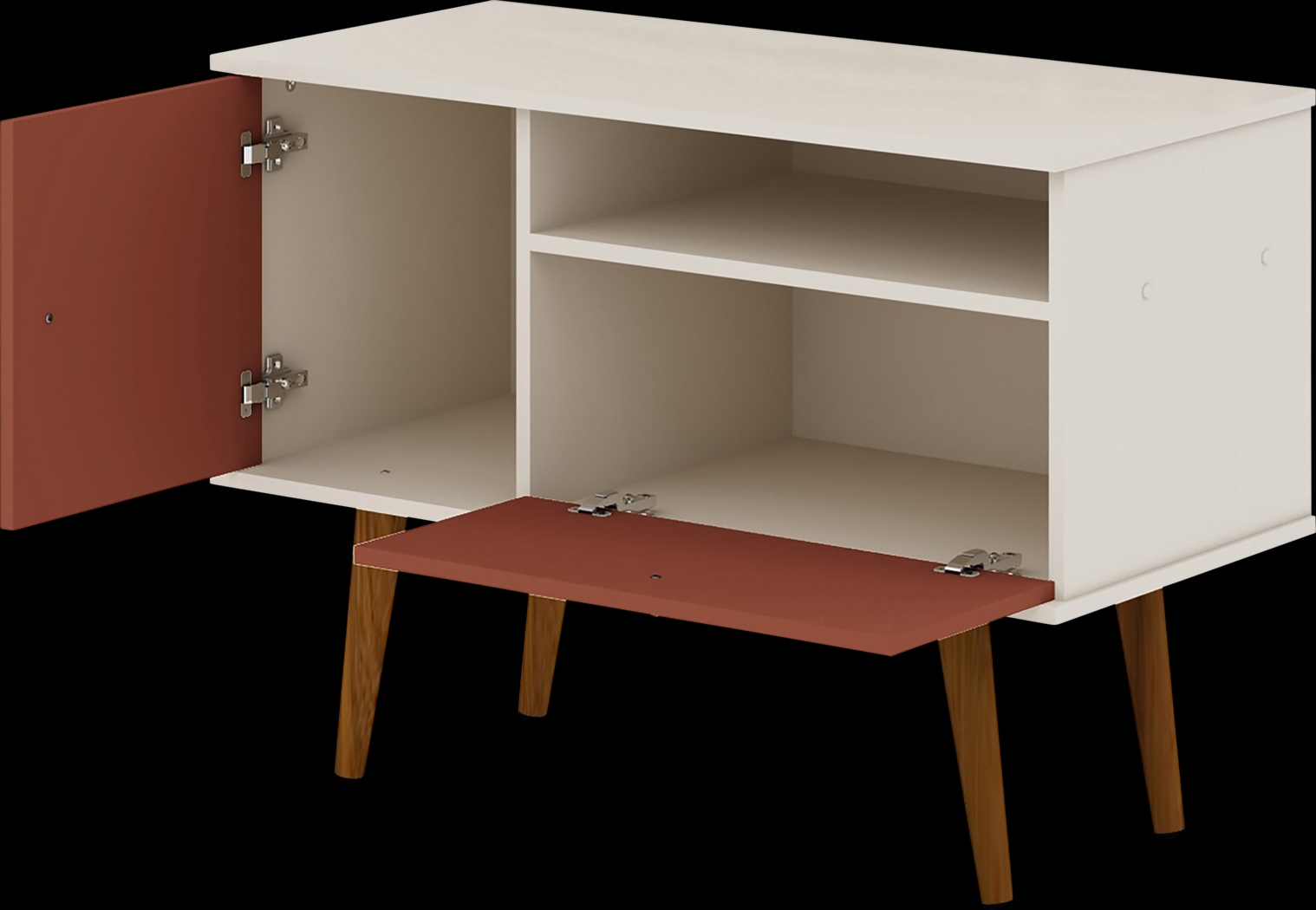 Charlack Dark Orange 35.5 in. Console - Thumbnail - Image 4