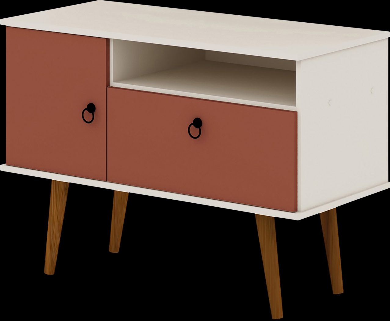 Charlack Dark Orange 35.5 in. Console - Thumbnail - Image 5