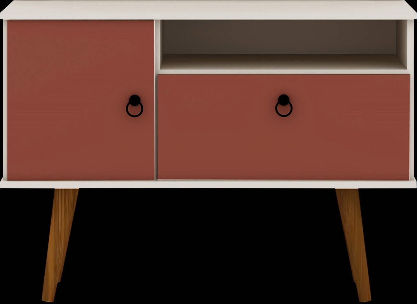 Charlack Dark Orange 35.5 in. Console - Thumbnail - Image 1