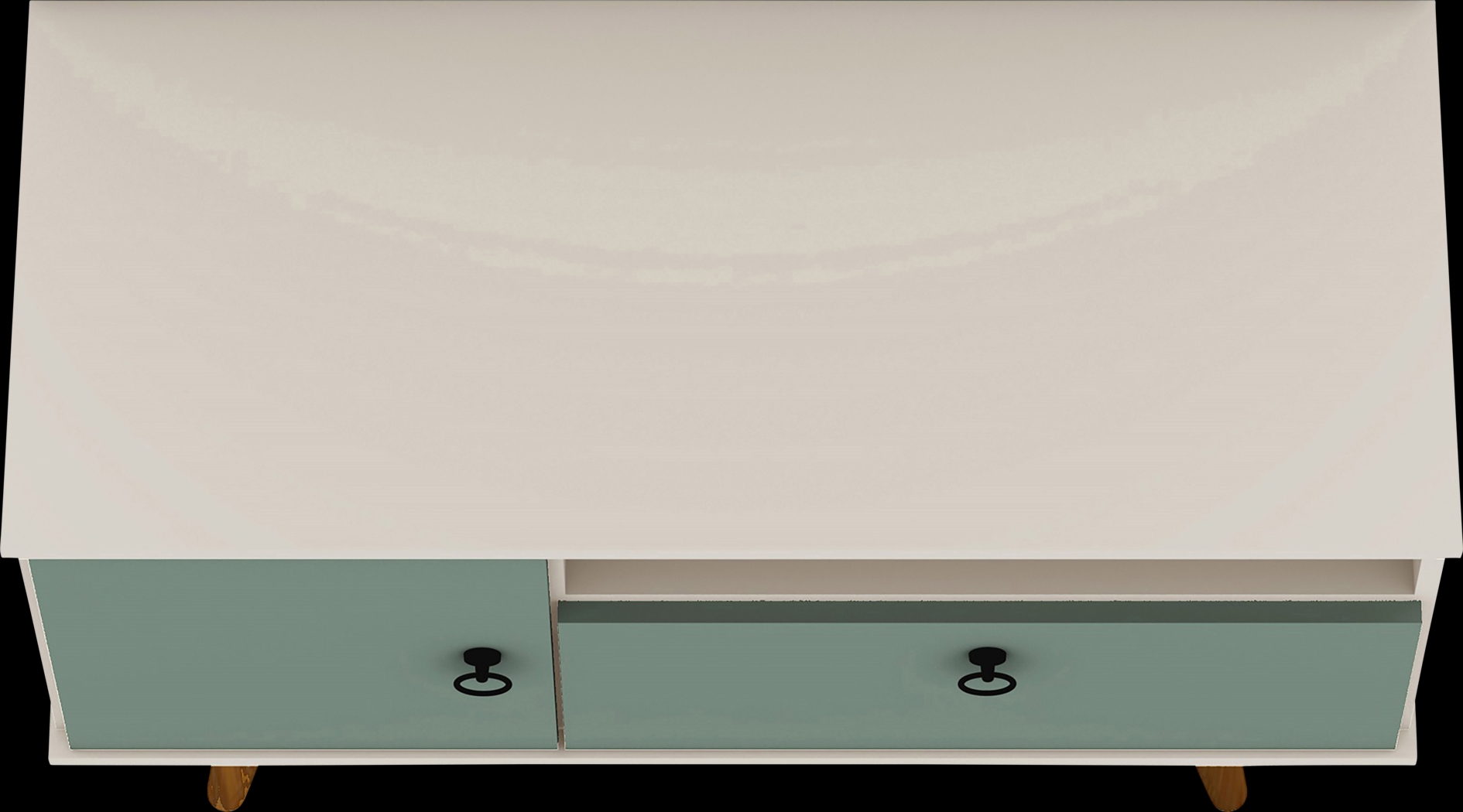 Charlack Mint Green 35.5 in. Console - Thumbnail - Image 8