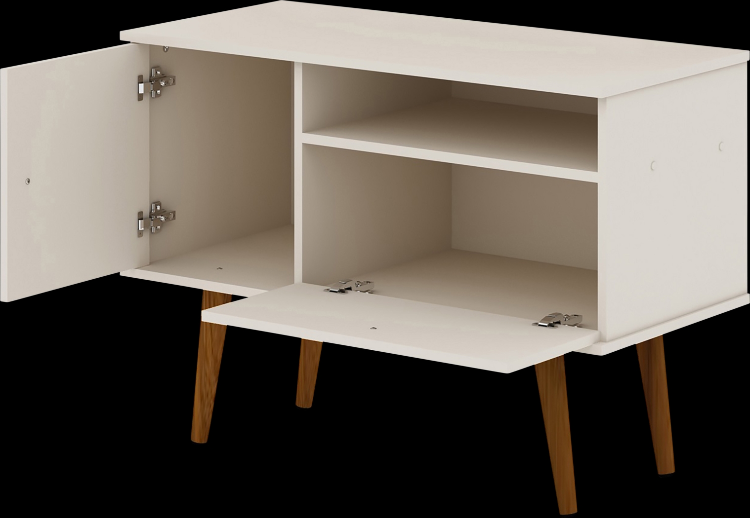 Charlack White 35.5 in. Console - Thumbnail - Image 4