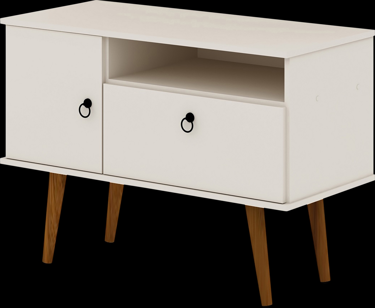 Charlack White 35.5 in. Console - Thumbnail - Image 5