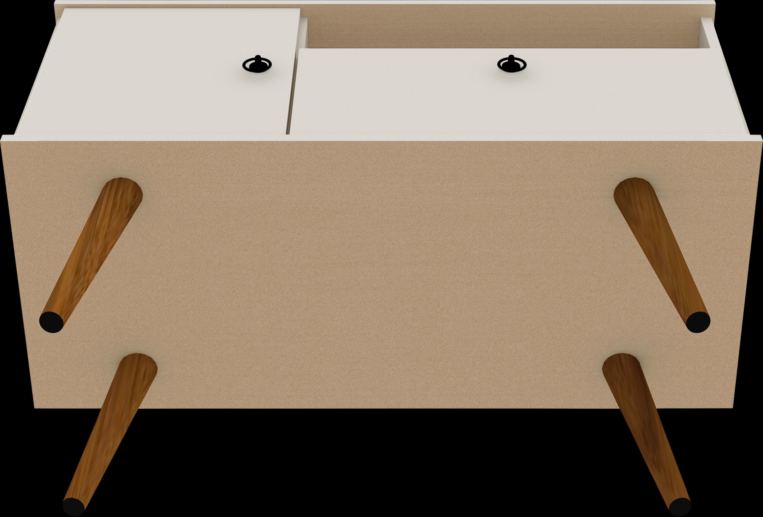 Charlack White 35.5 in. Console - Thumbnail - Image 10