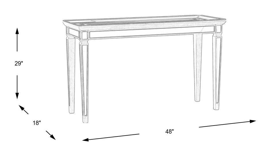 Dimension Image. Please refer to the Dimension Tab on this page for dimension details.