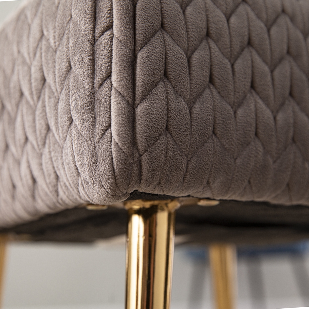 Charlcote Gray Ottoman - Thumbnail - Image 4