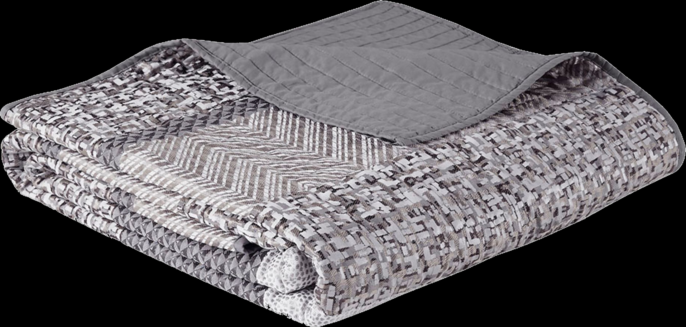 Charleagh Gray 6 pc King/Cal King Quilt Set - Thumbnail - Image 13