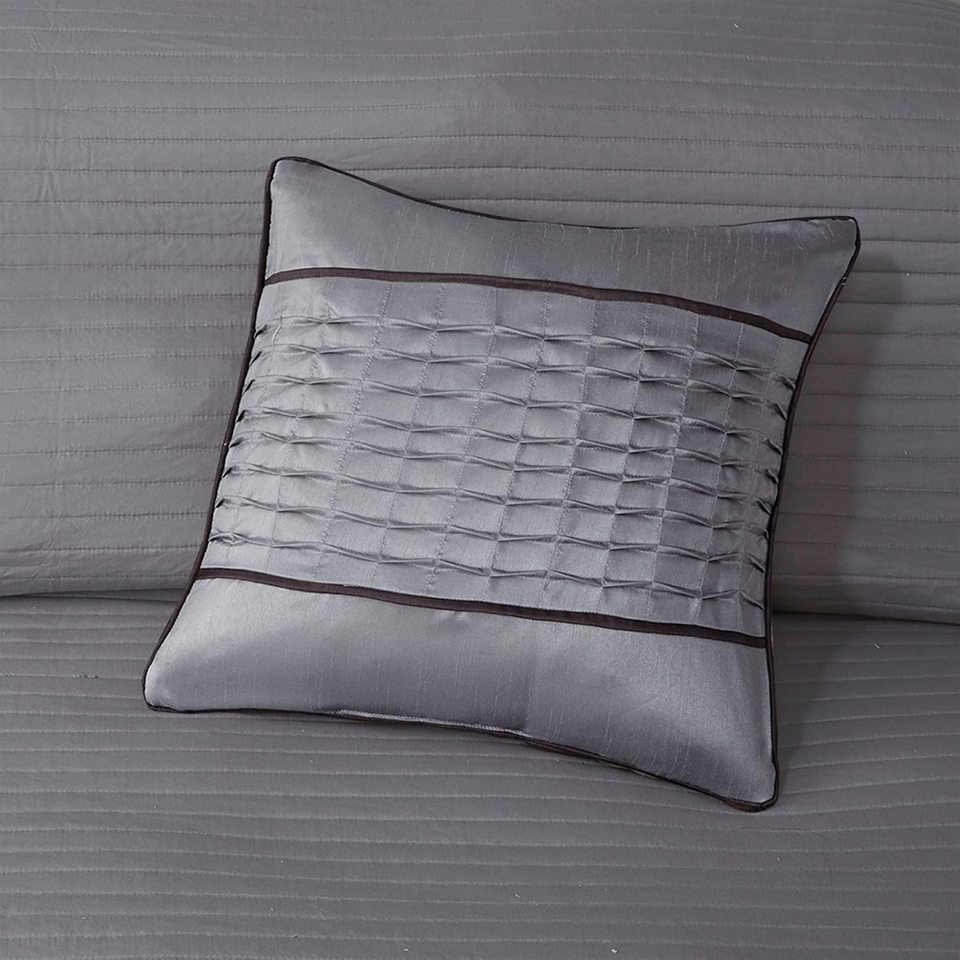 Charleagh Gray 6 pc King/Cal King Quilt Set - Thumbnail - Image 5