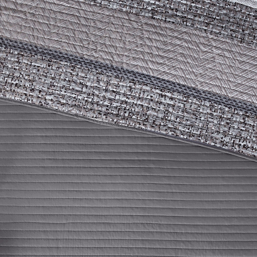 Charleagh Gray 6 pc King/Cal King Quilt Set - Thumbnail - Image 9