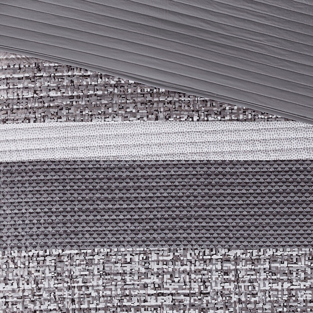 Charleagh Gray 6 pc King/Cal King Quilt Set - Thumbnail - Image 10