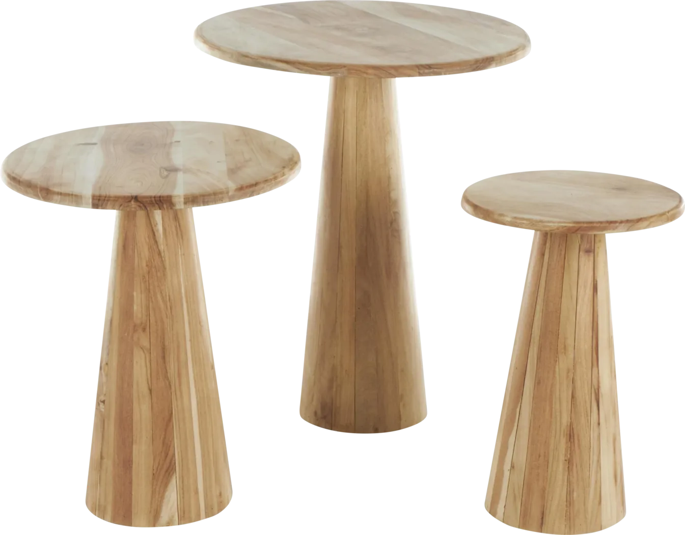 Charleigh Light Oak End Table, Set of 3 - Image 5
