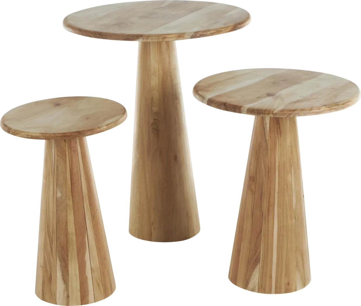 Charleigh Light Oak End Table, Set of 3 - Image 6
