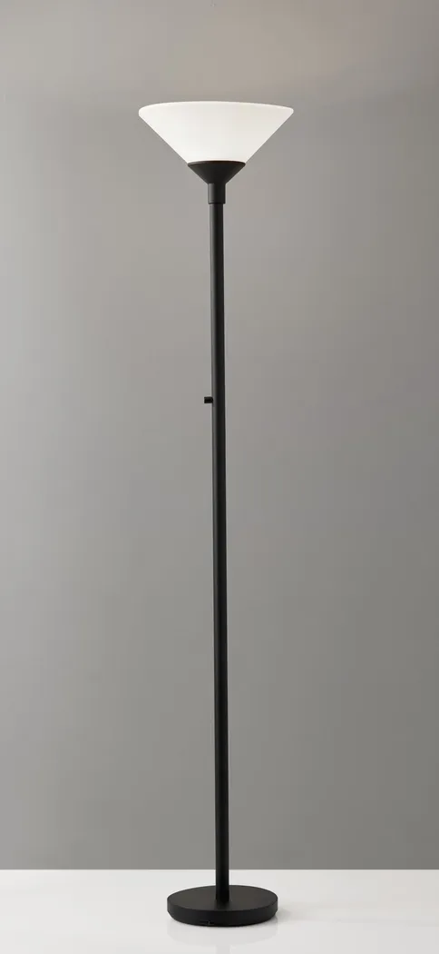 Charles Black Floor Lamp - Thumbnail - Image 3