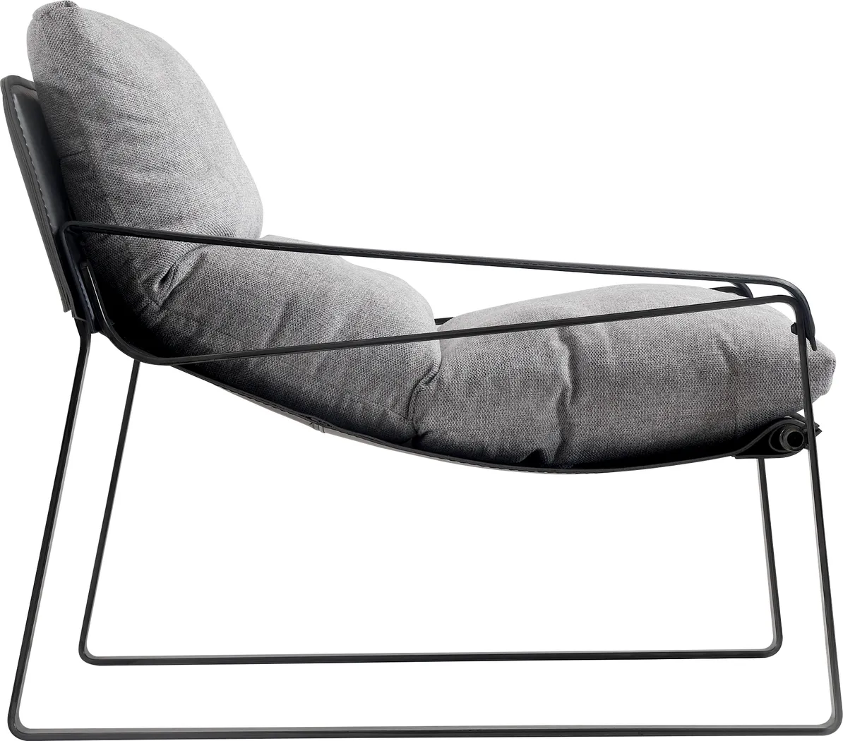 Charlesberg Gray Accent Chair - Thumbnail - Image 3