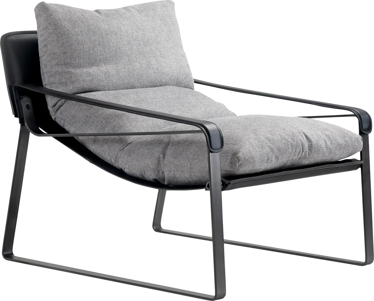 Charlesberg Gray Accent Chair - Thumbnail - Image 1