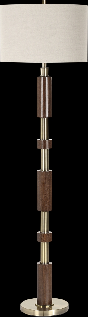 Charlevoix Gate Brown Floor Lamp - Thumbnail - Image 1